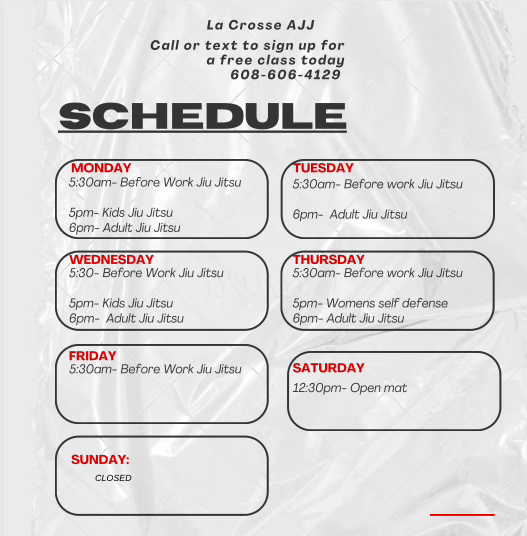 Schedule